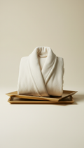Plush Cream Robe in Organic Cotton